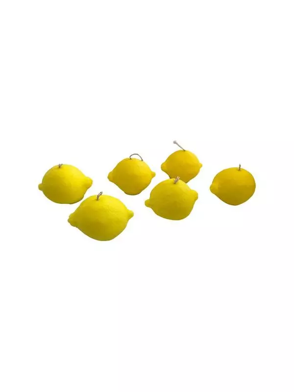 Set of Six Lemon Candles