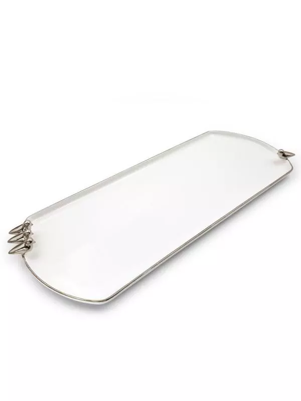 Oval Bird Platter- Silver