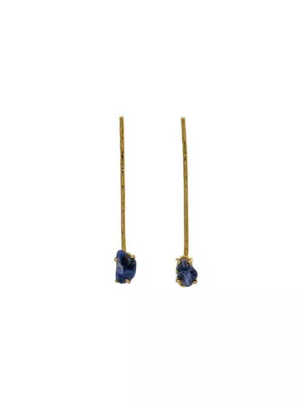 Nazeli Earrings- Blue Stones